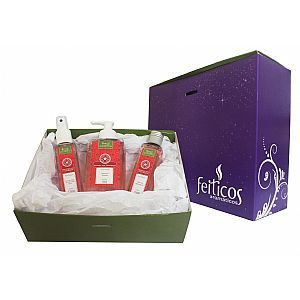 Kit Spa Relax Brasil Aromáticos Morango com Champagne