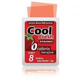 Lâmina Cool Fresh Sabor Morango com 08 Lâminas