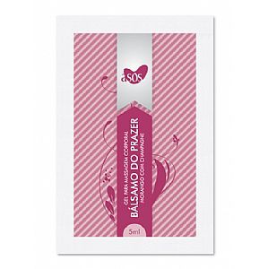 Gel A sós para massagem Bálsamo Morango com Champagne - Sach