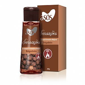 Gel A sós Sensações Comestível Hot Sabor Brigadeiro - 50g